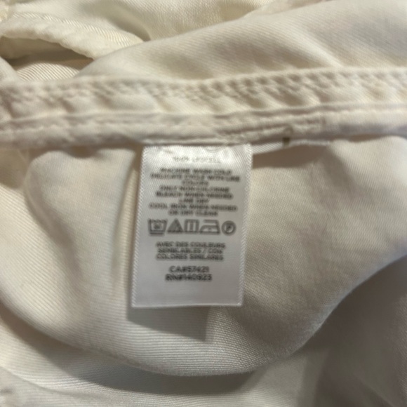 LOFT Cream Utility Jacket with Drawstring - Picture 6 of 6